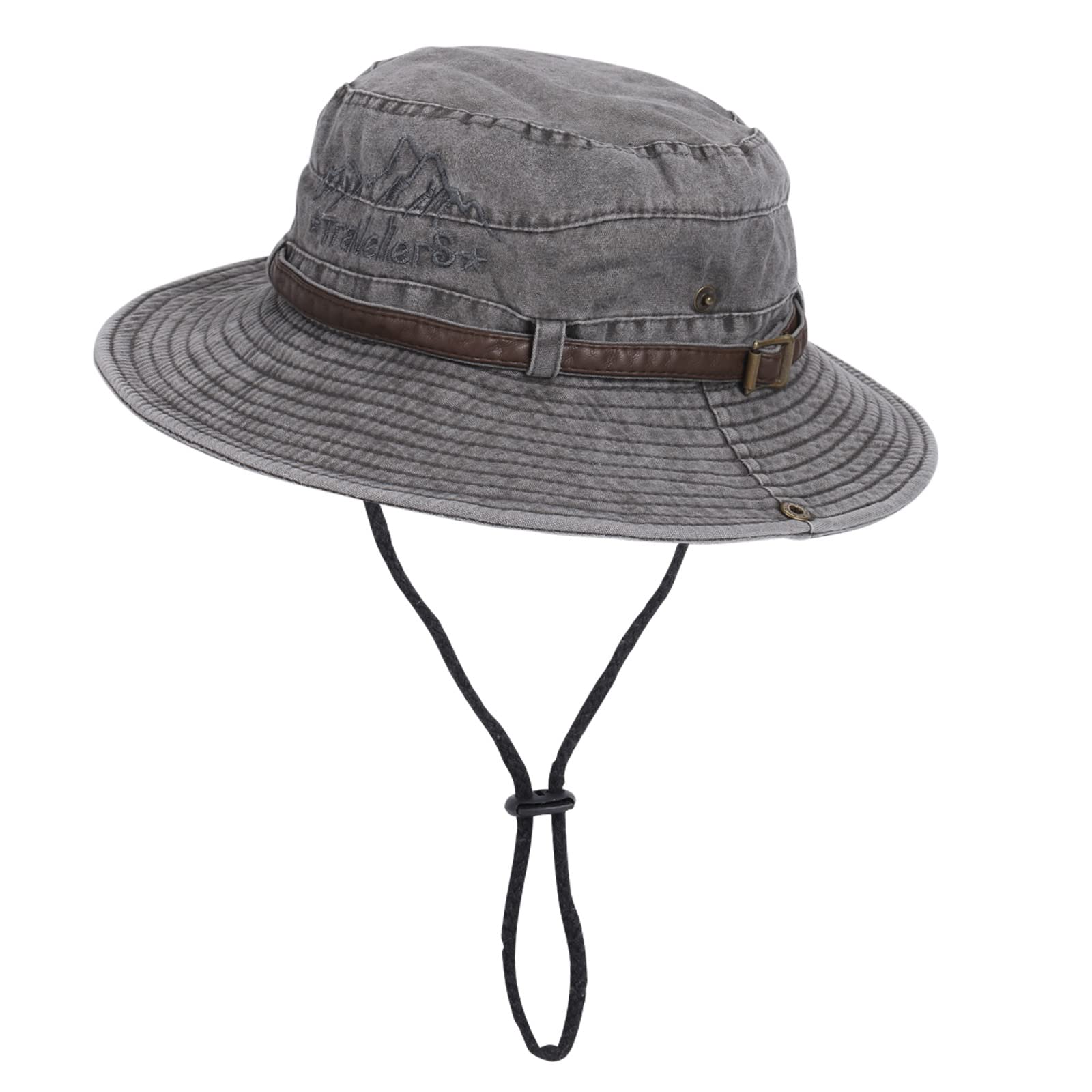 EKMTBJXY Fishing Hat UV Protection Sun Hat Wide Brim Bucket Hat